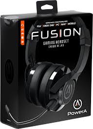 HeadsetPower A  atlas Fusion   Multi plataforma Azul - negro