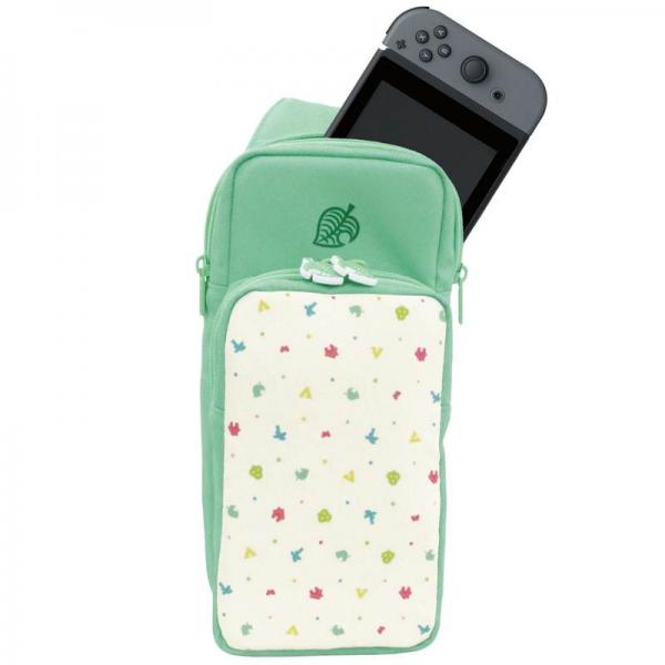 Bolso Go Pack para animal croosing nintendo Swicth Gris-rojo