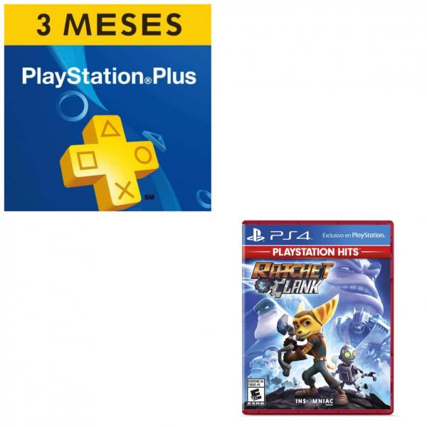 PS4 Ratchet Clanck + 3 meses Plus JUEGO