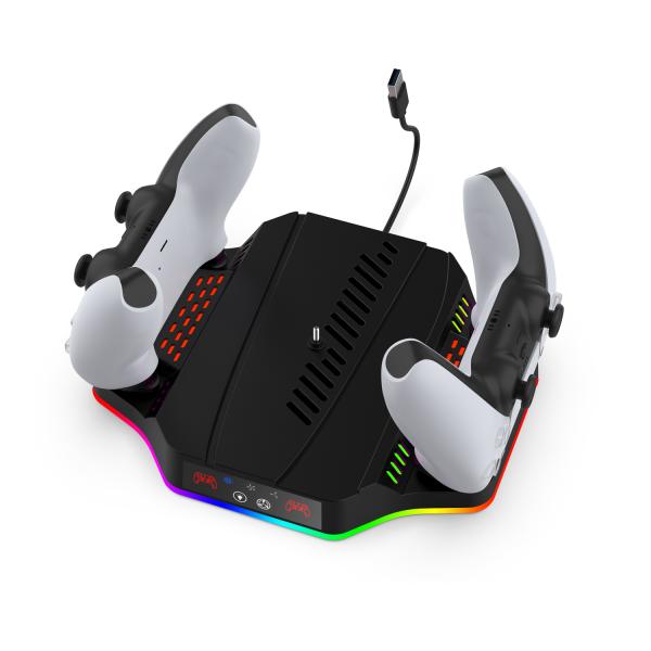 PS5 Base Multifuncional Cooling y  Carga Stand  3583B Dobe