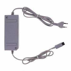 A/C Adaptador Corriente Generico compatible Nintendo Wiiu (**USADO )*** GRIS