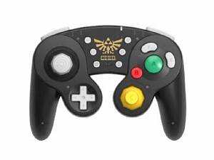 Control  Nintendo Switch Wireless  Battle Pad (Zelda) GameCube  - Hori NEGRO