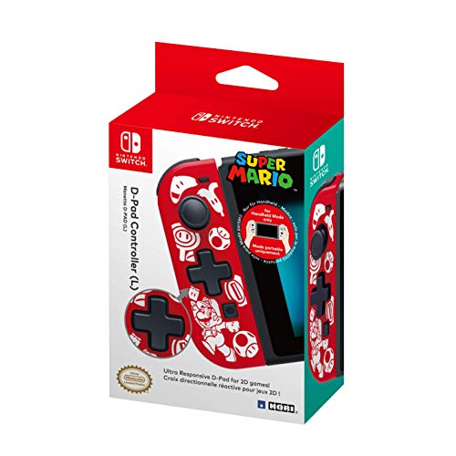 NS Control Joy-Con  ( L ) Izquierdo *Super Mario* solo 1 Rojo Blanco