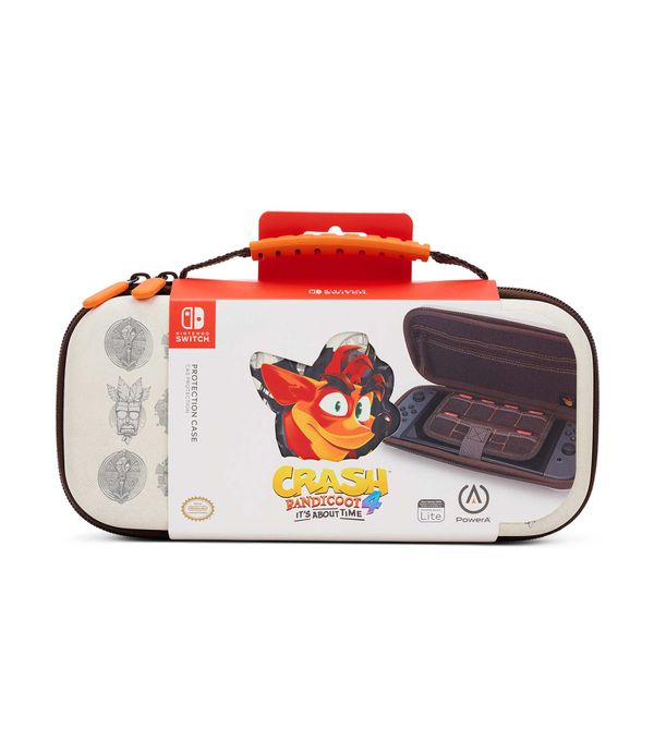 NS Estuche Protection Case Crash Bandicoot 4 **It&acute;s about time** Cafe/Blanco