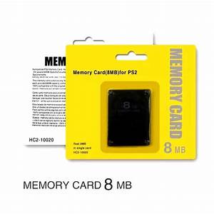 Memory PS2 Card 8mb  Generica Negro