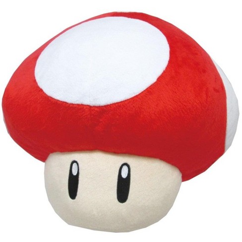 Peluche Hongo de Mario Grande Rojo blanco