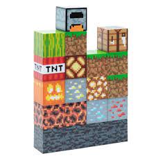Lampara de Minecraft de Bloques