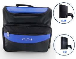 Bolso para transporte PS4 Slim / FAT Negro / Azul