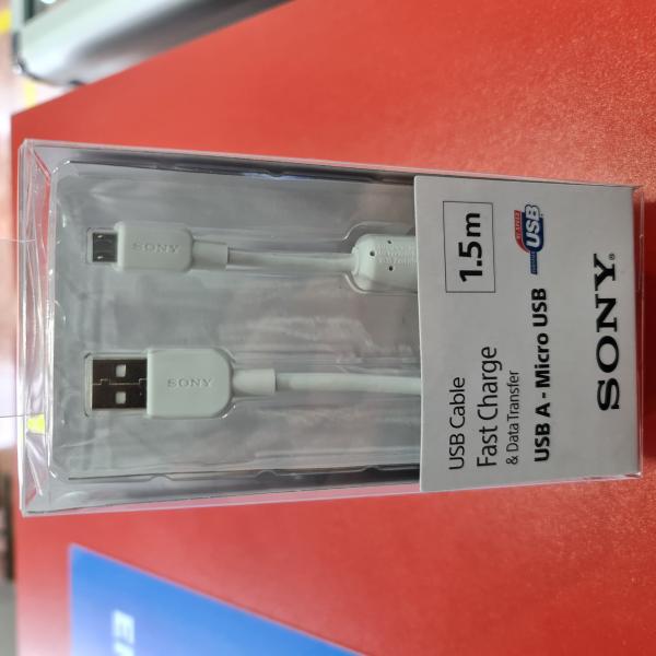 Cable de Carga de control PS4  SONY  USB a Micro USB Blanco