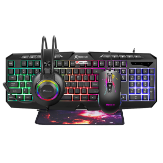 Kit 4 en 1 Gaming Combo X TRIKE ME