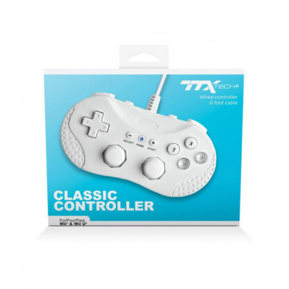 Control cl&aacute;sico Wii / WII U Blanco