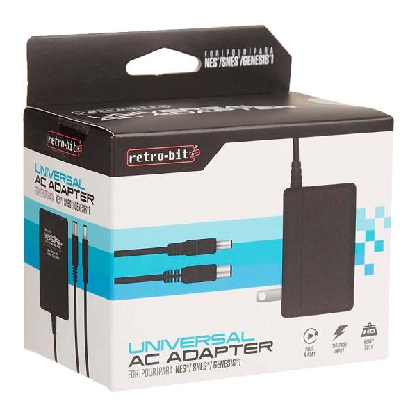 Adaptador de Corriente Universal compatible con NES/SNES/Genesis 1 retro-bit