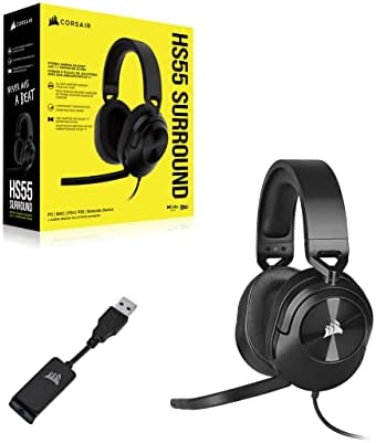 Headset HS55 Surround Negro