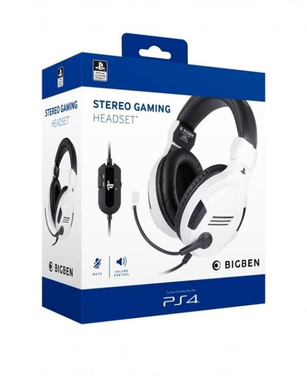 Headset BIGBEN   PS4 original Blanco