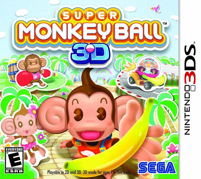 3DS Super Monkey Ball 3D (** USADO )***