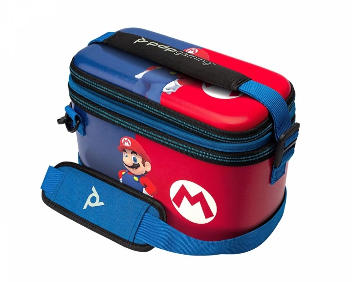 NS Estuche Pull-N-Go Case-Mario Azul-rojo
