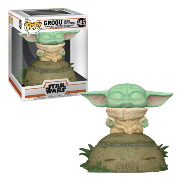 POP 485 Star Wars Grogu using the force Grande