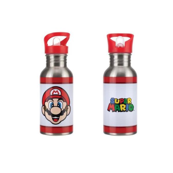 Botella Peque&ntilde;a de Aluminio Super Mario