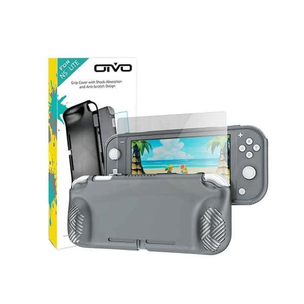 Estuche protector SWICTH LITE  con temperado OIVO NEGRO