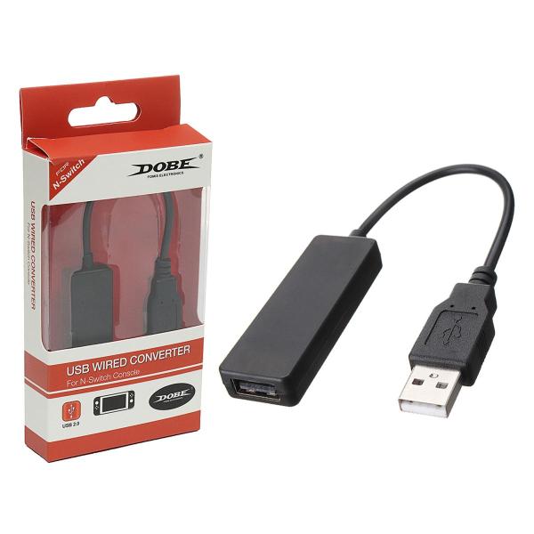 Adaptador USB para controles en Switch DOBE