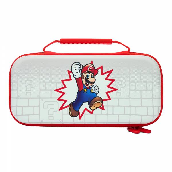 Estuche Protection Case Power A Super Mario Blanco y rojo