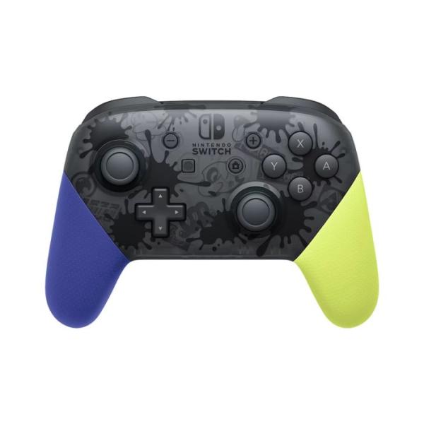 Control PRO Nintendo Switch Splatoon 3 Edition Negro azul amarillo