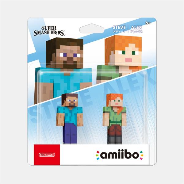 Amiibo Super Smash Bros Steve / Alex