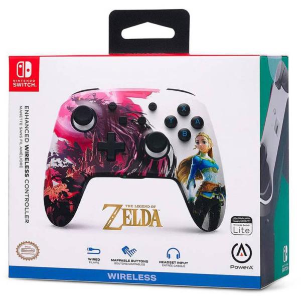 Control Nintendo Switch Wireless Power A Zelda Bloodmoon Zelda