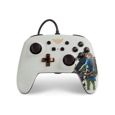 Control Switch powerA Wired Controller  *Zelda* Blanco-negro
