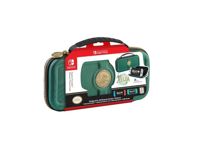 NS  Estuche Deluxe Travel- Nintendo Switch Zelda *NNS40G* Verde/Dorado