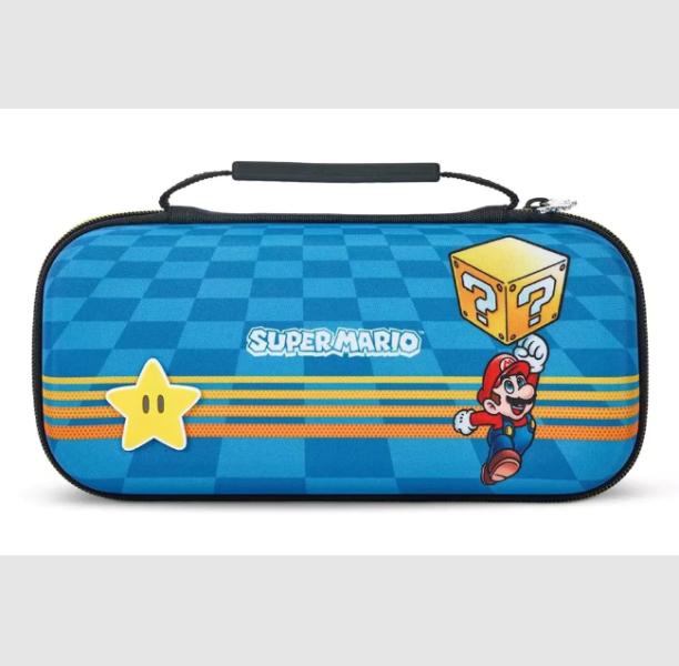 NS Estuche Protection Case (Super Mario Bloque) Azul/Amarillo