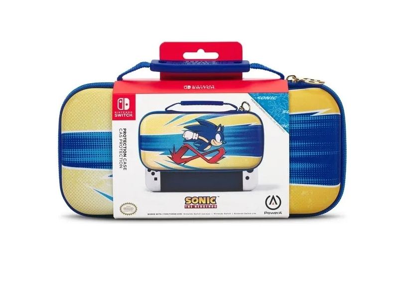 NS Estuche Protection Case (Sonic The Hedgehog) Azul/Amarillo