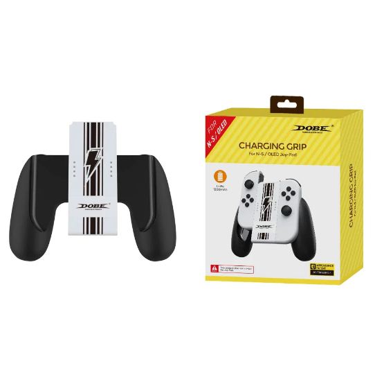 Joy-con comfort grip para switch DOBE CHARGING Blanco/Negro