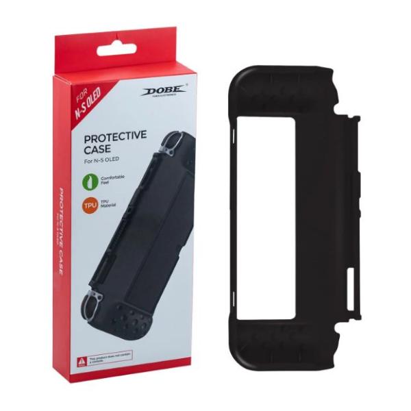 Silicon protector para Nintendo Switch OLED (TNS-1142) Negro