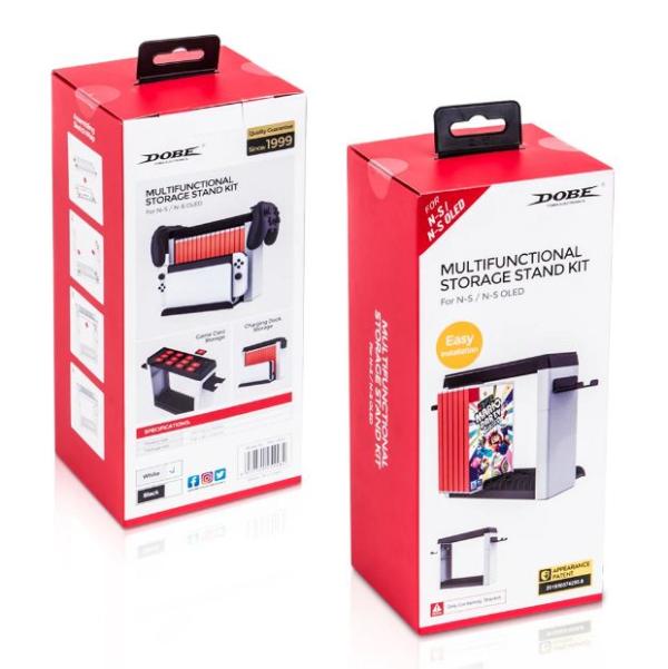 Base multifuncional NSW Oled Dobe Negro