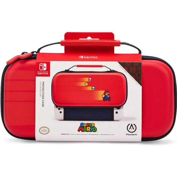 NS Estuche Protective Case Super Mario Rojo