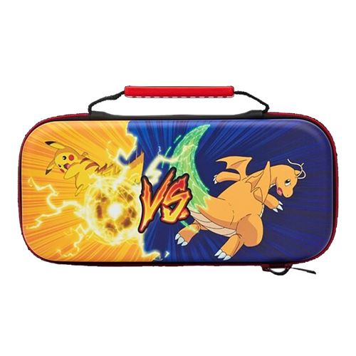 Estuche Protection case Nintendo Switch Pikachu vs. Dragonite *Pokemon* Amarillo-Azul