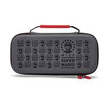 NS Estuche protetion case Super  Mario Negro
