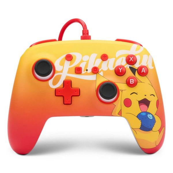 Control Switch powerA Wired Controller  *Pokemon* Oran Berry Pikachu