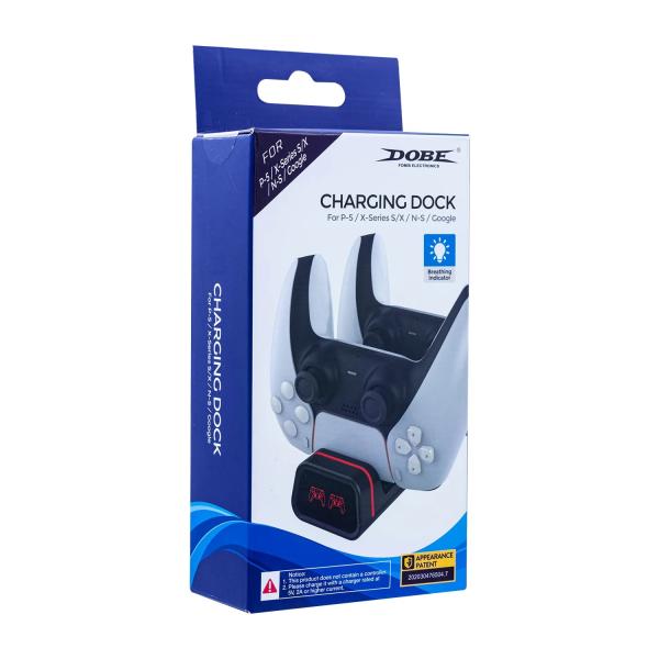 Base de carga Generica DOBE PS5/ Control Pro NS/ Xbox Series