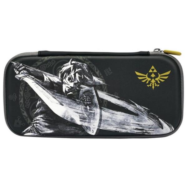 NS Estuche Slim Case Zelda Battle-ready Link Gris