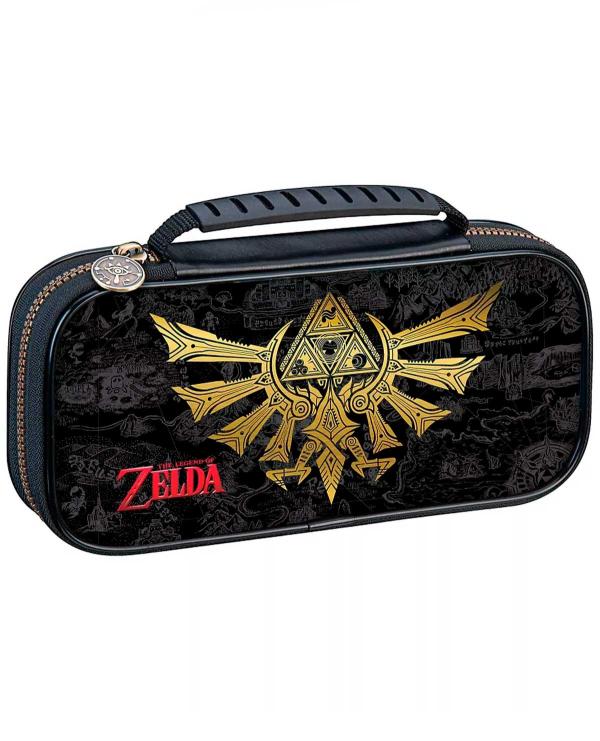 NS Estuche Game Traveler Zelda logo Amarillo Negro/amarrillo