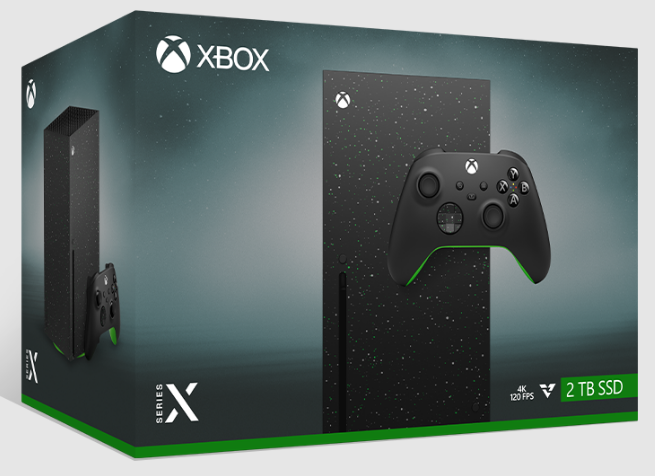 Consola XBOX SERIES X Edici&oacute;n especial Galaxy Black 2 TB **APARTADO**