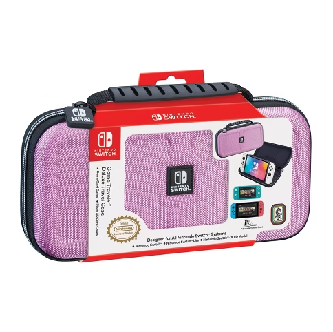 Estuche Deluxe Travel- Nintendo Switch **NNS40P** Rosado-Negro