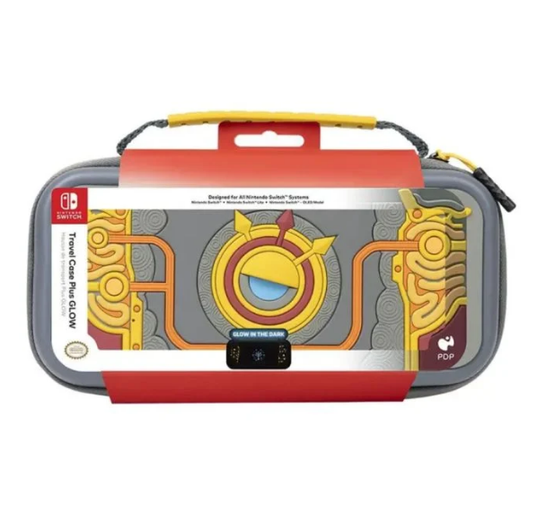 NS Estuche Travel Case Plus GLOW Zelda (Glow in the dark) Amarillo/Gris