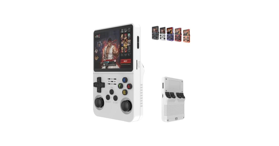 Consola Game Console R36S (15.082 Juegos) Blanca Blanca