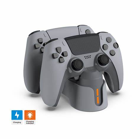 Base de carga Generica DOBE PS5 GRIS