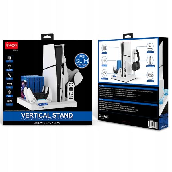 PS5 Base Vertical Stand Slim / FAT P5S028 Blanca